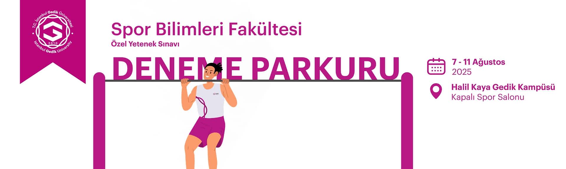 Spor Bilimleri Parkur Banner