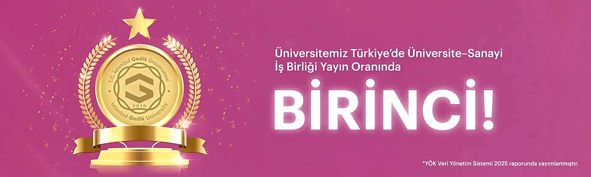 Birincilik Başarısı Banner