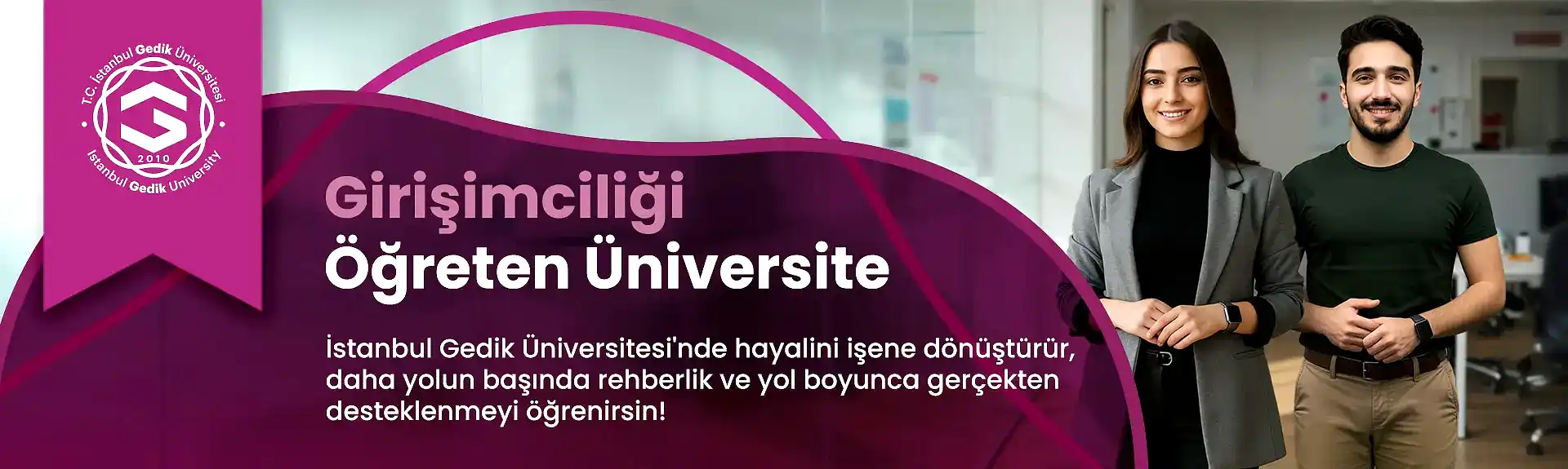 Girişimciliği Öğreten Üniversite Bannerı